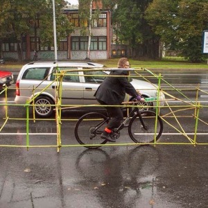 Y si las bicicletas ocuparán tanto espacio como los coches?